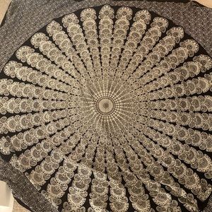 Black+White tapestry